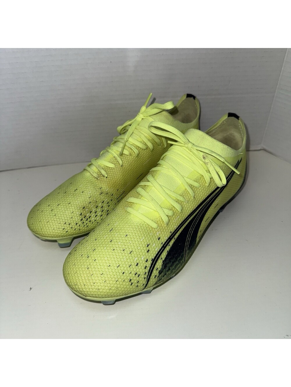 Puma Ultra Match FG AG Mens Size 10 Green Black Athletic Running Soccer Cleats